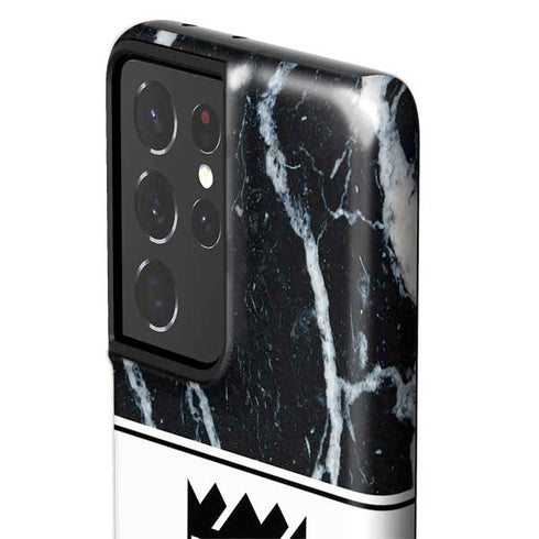 NBA Sacramento Kings Marble Galaxy S21 Ultra 5G Pro Case