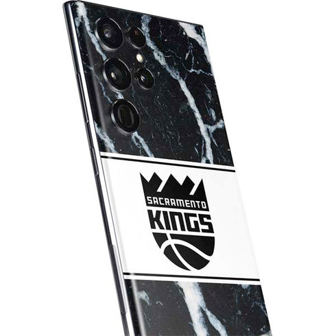 NBA Sacramento Kings Marble Galaxy S22 Ultra Skin
