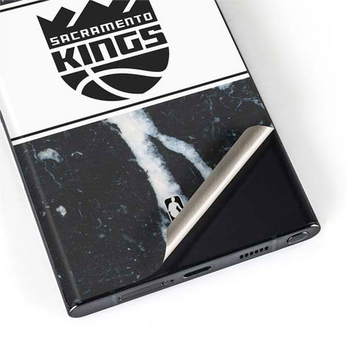 NBA Sacramento Kings Marble Galaxy S22 Ultra Skin