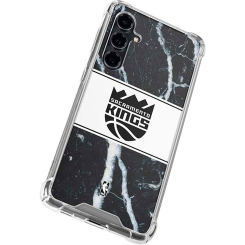 NBA Sacramento Kings Marble Galaxy S23 FE Clear Case