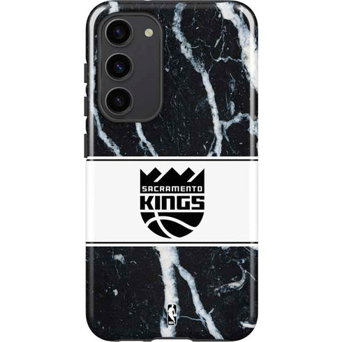 NBA Sacramento Kings Marble Galaxy S23 Plus Pro Case