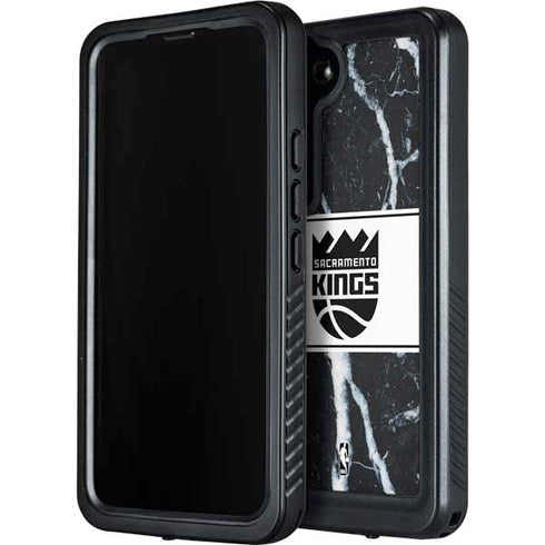 NBA Sacramento Kings Marble Galaxy S23 Waterproof Case