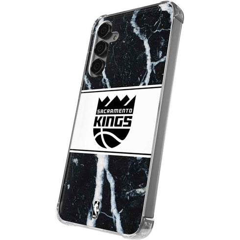NBA Sacramento Kings Marble Galaxy S24 Plus Clear Case