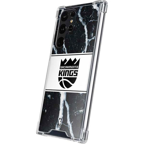 NBA Sacramento Kings Marble Galaxy S24 Ultra Clear Case