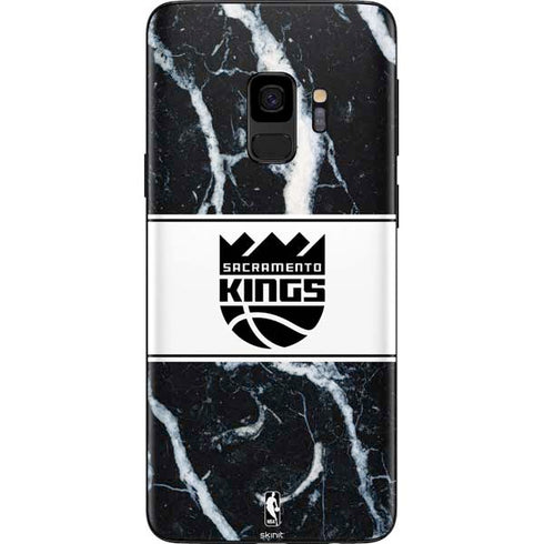 NBA Sacramento Kings Marble Galaxy S9 Skin