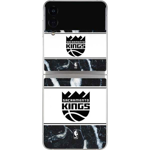 NBA Sacramento Kings Marble Galaxy Z Flip3 5G Skin