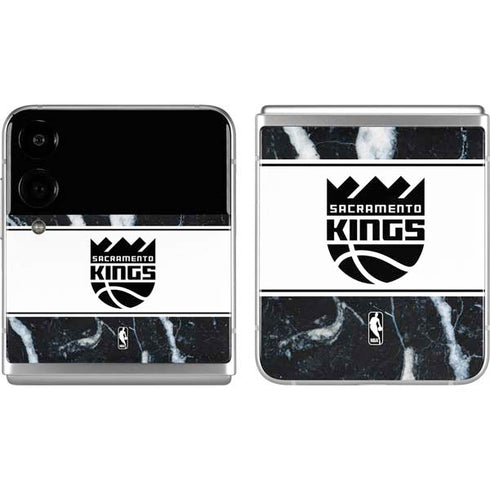 NBA Sacramento Kings Marble Galaxy Z Flip4 5G Skin