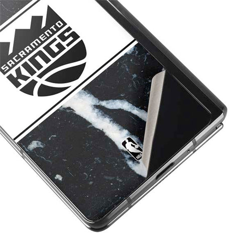 NBA Sacramento Kings Marble Galaxy Z Fold2 5G Skin