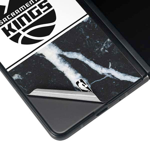 NBA Sacramento Kings Marble Galaxy Z Fold4 5G Skin