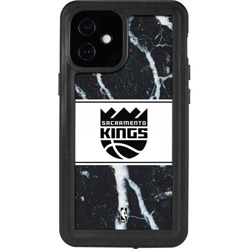 NBA Sacramento Kings Marble iPhone 12 Mini Waterproof Case