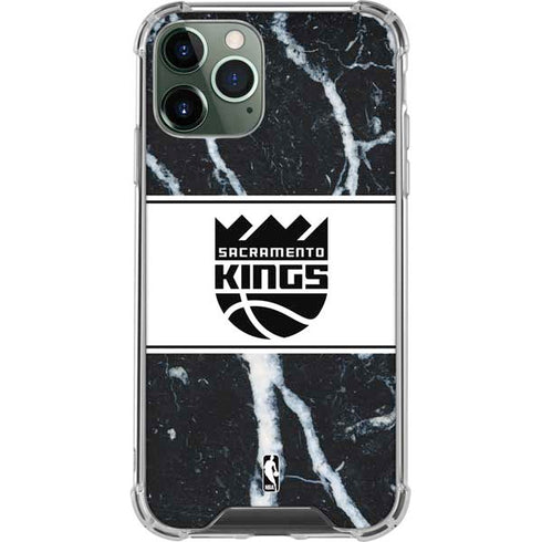NBA Sacramento Kings Marble iPhone 12 Pro Clear Case