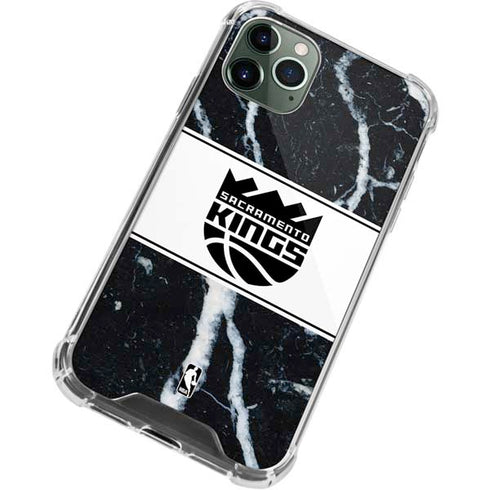 NBA Sacramento Kings Marble iPhone 12 Pro Clear Case