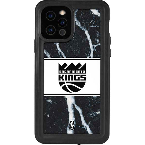 NBA Sacramento Kings Marble iPhone 12 Pro Waterproof Case