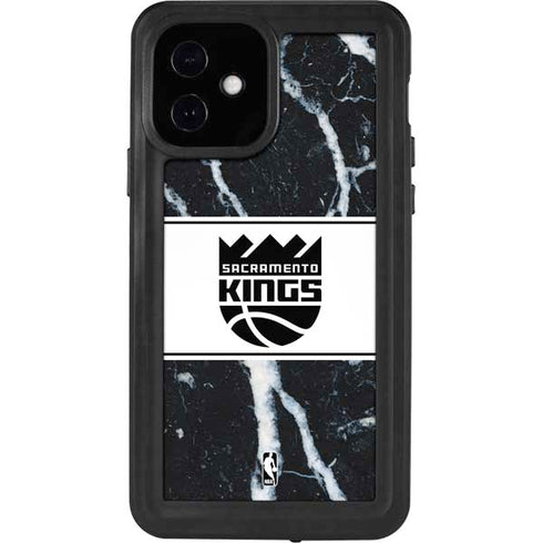 NBA Sacramento Kings Marble iPhone 12 Waterproof Case