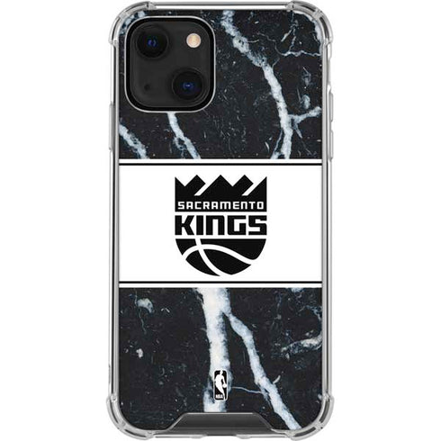 NBA Sacramento Kings Marble iPhone 14 Clear Case