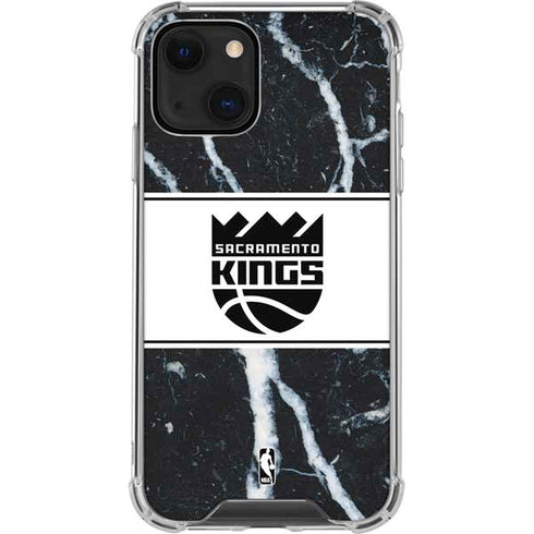 NBA Sacramento Kings Marble iPhone 14 Plus Clear Case