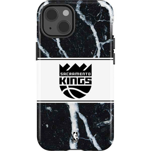 NBA Sacramento Kings Marble iPhone 15 Impact Case