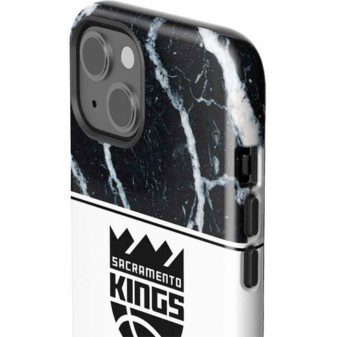 NBA Sacramento Kings Marble iPhone 15 Impact Case