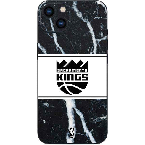 NBA Sacramento Kings Marble iPhone 15 Plus Skin