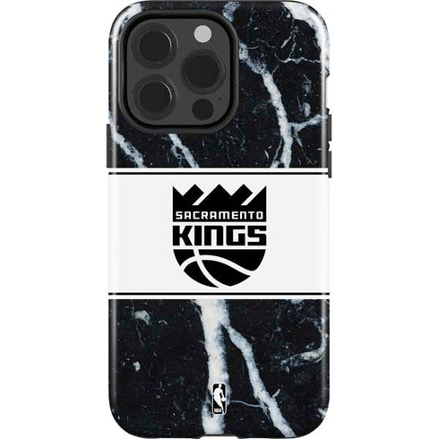NBA Sacramento Kings Marble iPhone 15 Pro Impact Case