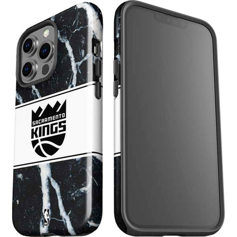 NBA Sacramento Kings Marble iPhone 15 Pro Impact Case