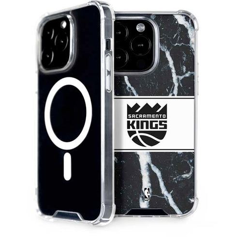 NBA Sacramento Kings Marble iPhone 15 Pro MagSafe Case