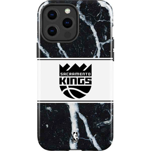 NBA Sacramento Kings Marble iPhone 14 Pro Max Impact Case