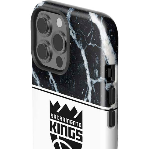 NBA Sacramento Kings Marble iPhone 15 Pro Max Impact Case