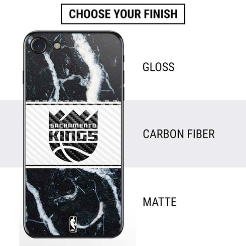 NBA Sacramento Kings Marble iPhone SE (2nd & 3rd Gen) Skin