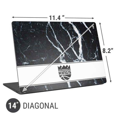 NBA Sacramento Kings Marble Universal Laptop 14in (11.4 x 8.2in) Skin