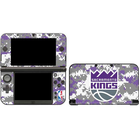 NBA Sacramento Kings Purple Digi Camo 3DS XL 2015 Skin