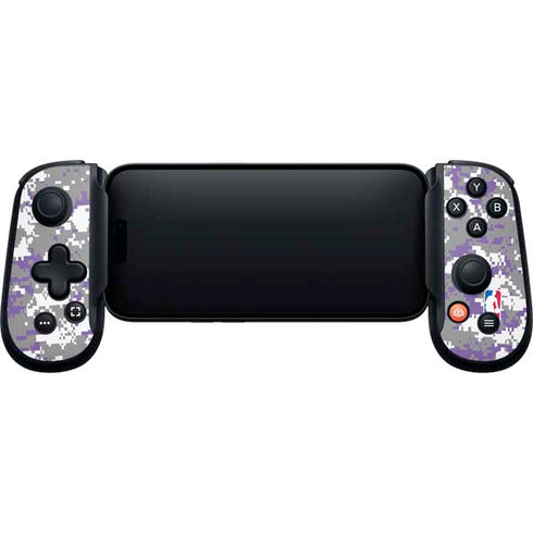 NBA Sacramento Kings Purple Digi Camo Backbone One for iPhone Game Controller Skin