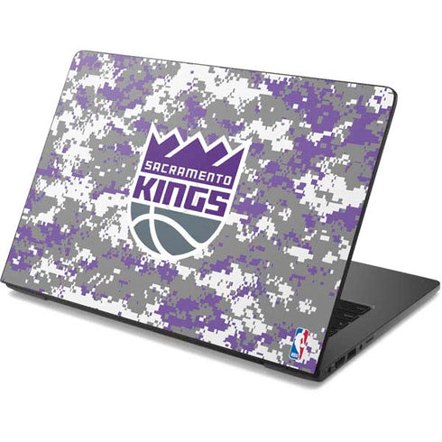 NBA Sacramento Kings Purple Digi Camo Dell Chromebook Skin