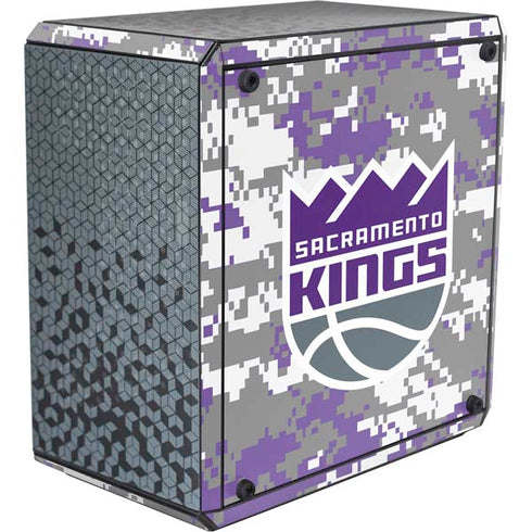 NBA Sacramento Kings Purple Digi Camo Cooler Master MasterBox Q300L Mini Tower Skin