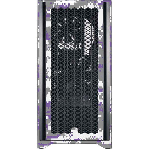NBA Sacramento Kings Purple Digi Camo Corsair 4000D Tempered Glass Mid-Tower ATX Case Skin