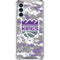 NBA Sacramento Kings Purple Digi Camo Galaxy A13 5G Clear Case