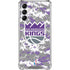 NBA Sacramento Kings Purple Digi Camo Galaxy A14 5G Clear Case