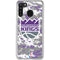 NBA Sacramento Kings Purple Digi Camo Galaxy A21 Clear Case
