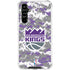 NBA Sacramento Kings Purple Digi Camo Galaxy A54 5G Clear Case