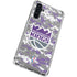 NBA Sacramento Kings Purple Digi Camo Galaxy A54 5G Clear Case