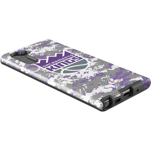NBA Sacramento Kings Purple Digi Camo Galaxy Note 10 Pro Case