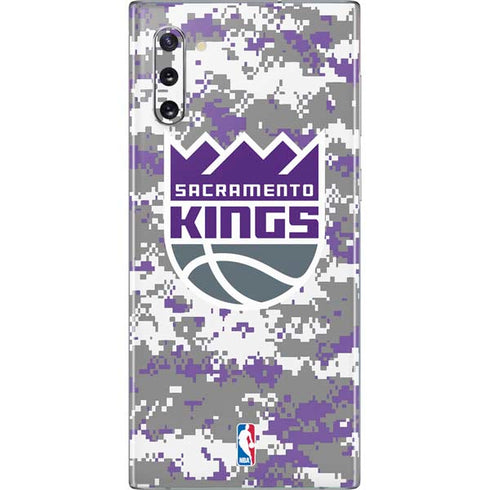 NBA Sacramento Kings Purple Digi Camo Galaxy Note 10 Skin