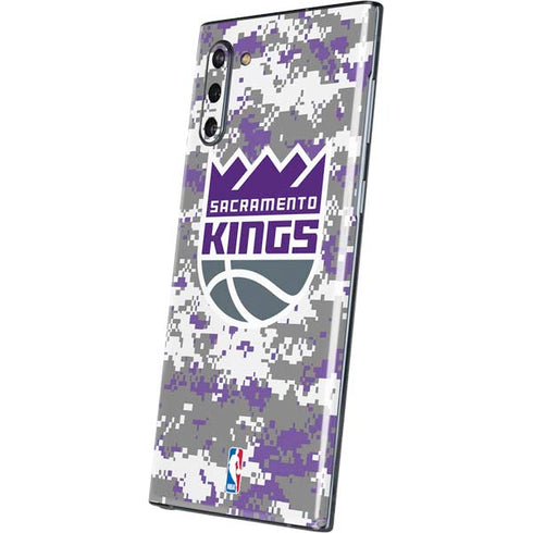 NBA Sacramento Kings Purple Digi Camo Galaxy Note 10 Skin