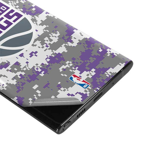 NBA Sacramento Kings Purple Digi Camo Galaxy Note 10 Skin