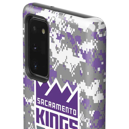 NBA Sacramento Kings Purple Digi Camo Galaxy Note20 5G Pro Case