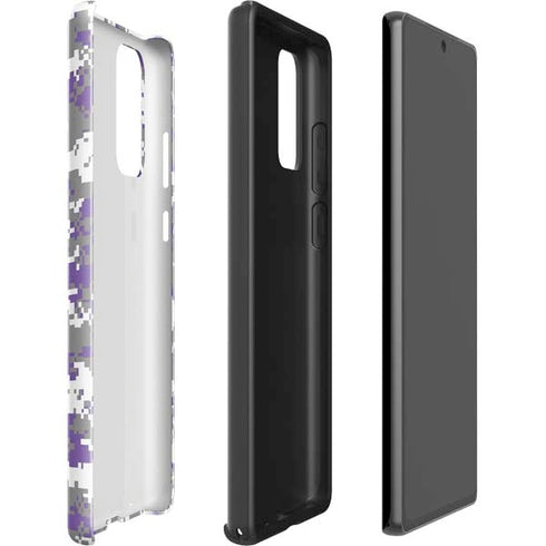 NBA Sacramento Kings Purple Digi Camo Galaxy Note20 5G Pro Case