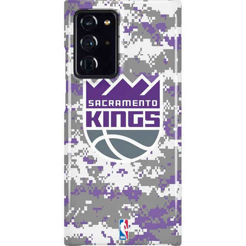 NBA Sacramento Kings Purple Digi Camo Galaxy Note20 Ultra 5G Lite Case
