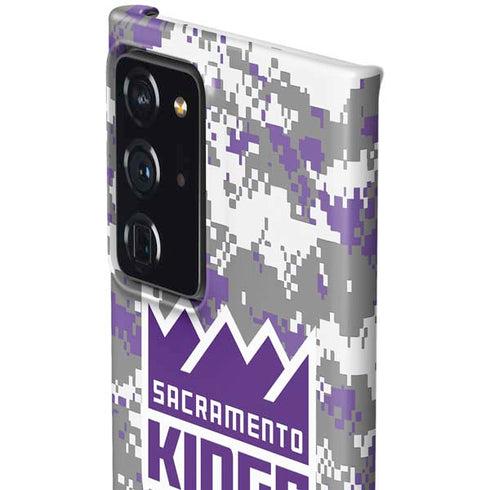 NBA Sacramento Kings Purple Digi Camo Galaxy Note20 Ultra 5G Lite Case