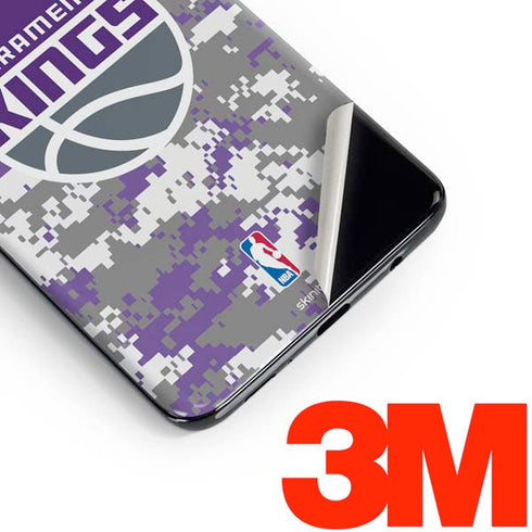 NBA Sacramento Kings Purple Digi Camo Galaxy S10 Plus Skin