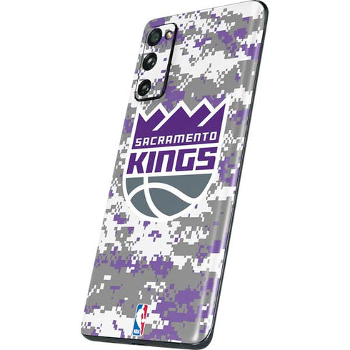NBA Sacramento Kings Purple Digi Camo Galaxy S20 Fan Edition Skin
